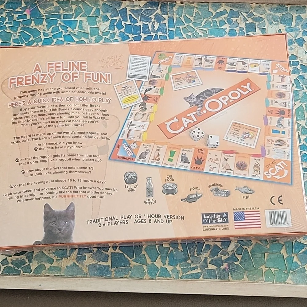 Cat - Opoly board game
